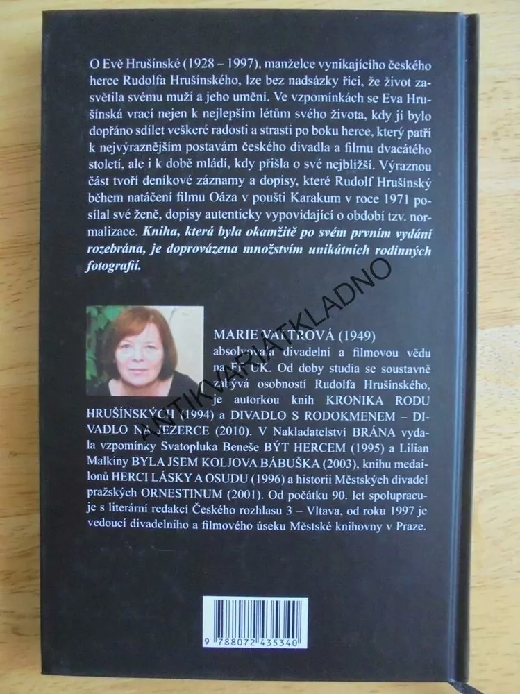 EVA HRUŠÍNSKÁ VZPOMÍNÁ...HRUŠÍNSKÝ, FILM HEREC
