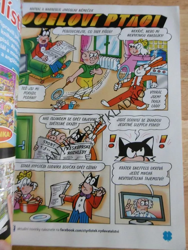 ČTYŘLÍSTEK 614-615, DVOJČÍSLO, OCELOVÍ PTÁCI