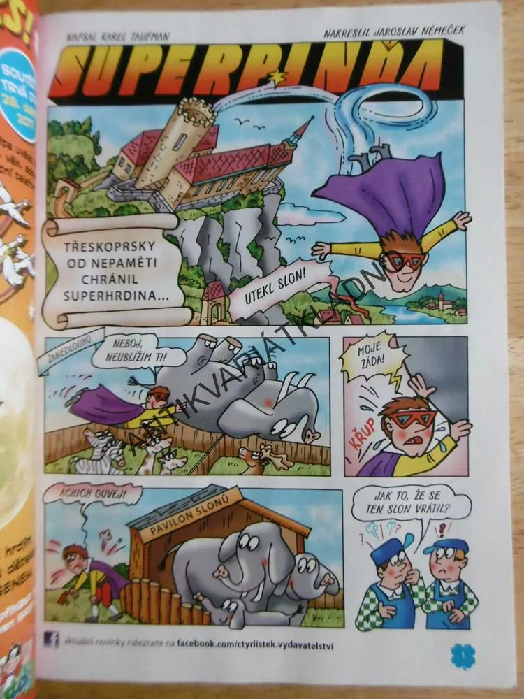 ČTYŘLÍSTEK 624 -625 , DVOJČÍSLO, SUPERPINĎA
