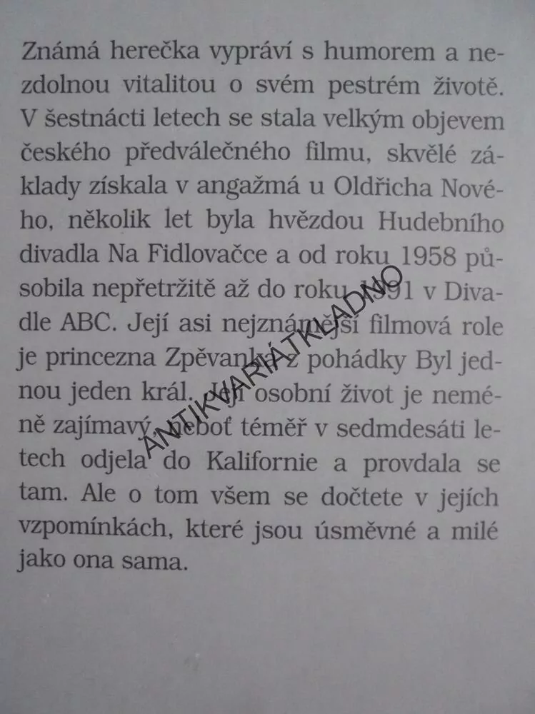 STELLA MÁJOVÁ, KAM AŽ MĚ OSUD ZAVÁL, FILM HEREC