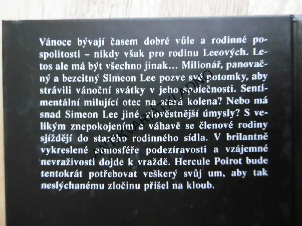 VÁNOCE HERCULA POIROTA, AGATHA CHRISTIE, STAV! **an
