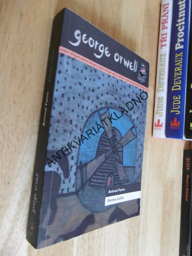 FARMA ZVÍŘAT, GEORGE ORWELL, ANIMAL FARM, ČESKO ANGLICKY