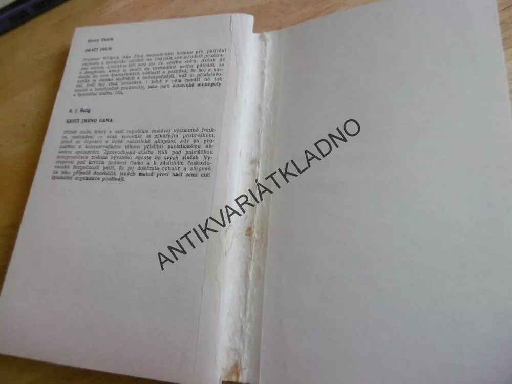 KOČIČÍ OČI, ALAN WINNINGTON, NAPĚTÍ, **an
