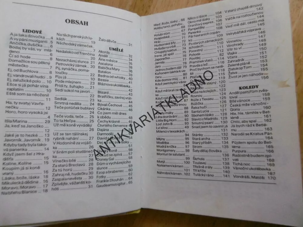 JÁ, PÍSNIČKA PRO 5.-9. TŘÍDU, NOTY, TEXT, AKORDY, KYTARA, **an