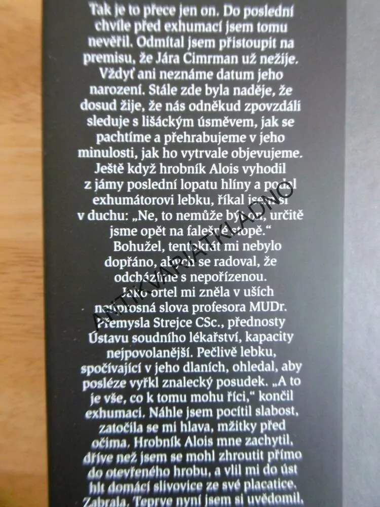 ZA JÁROU CIMRMANEM AŽ DO HROBU, ŠEBÁNEK