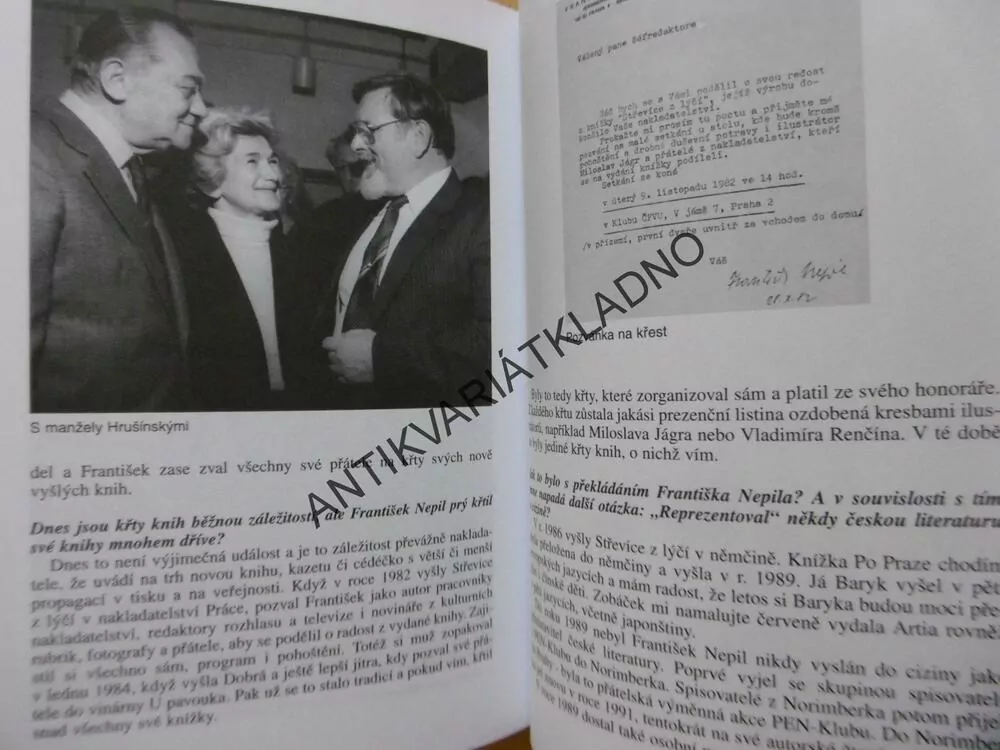 NEDOKONČENÉ ROZHOVORY, JAN NEPIL, 