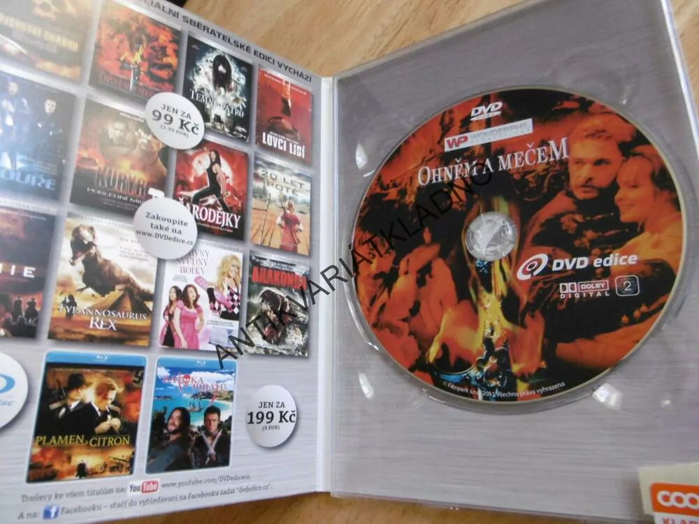 OHNĚM A MEČEM, DVD FILM