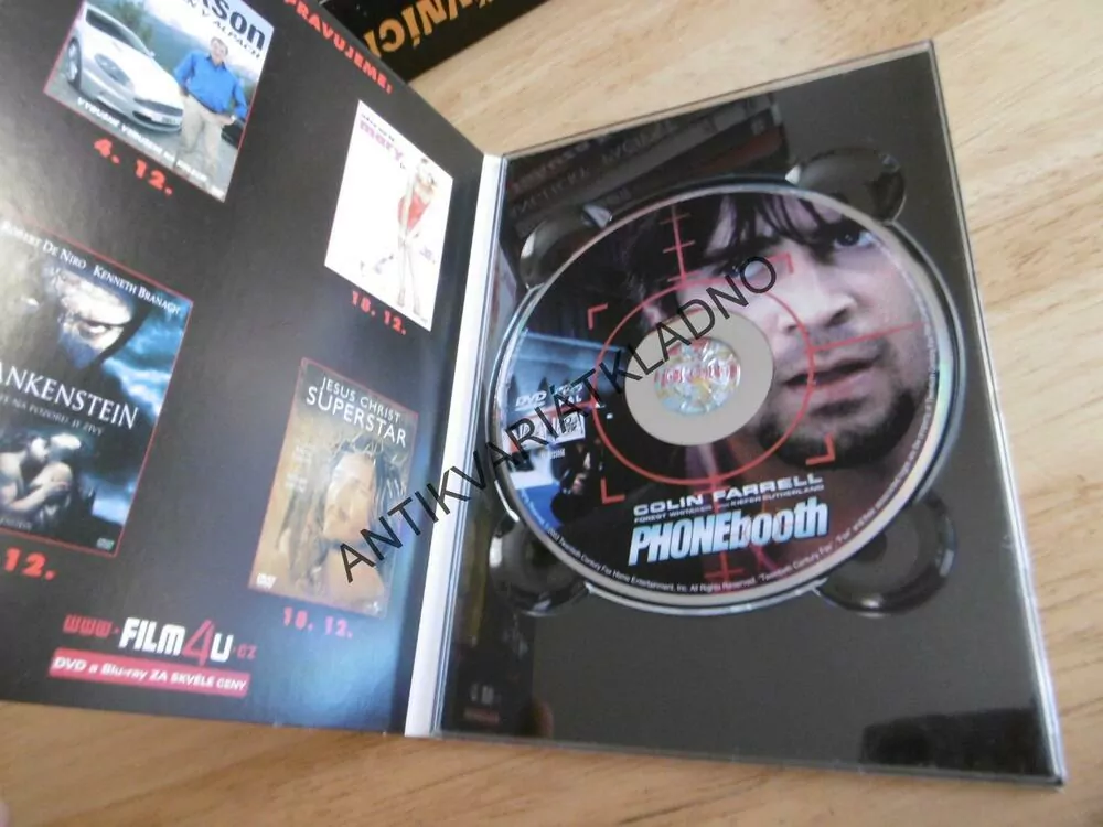 TELEFONNÍ BUDKA, DVD FILM