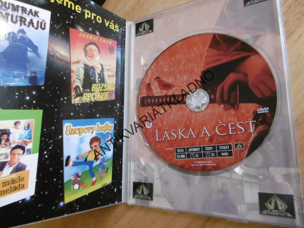 LÁSKA A ČEST, DVD FILM