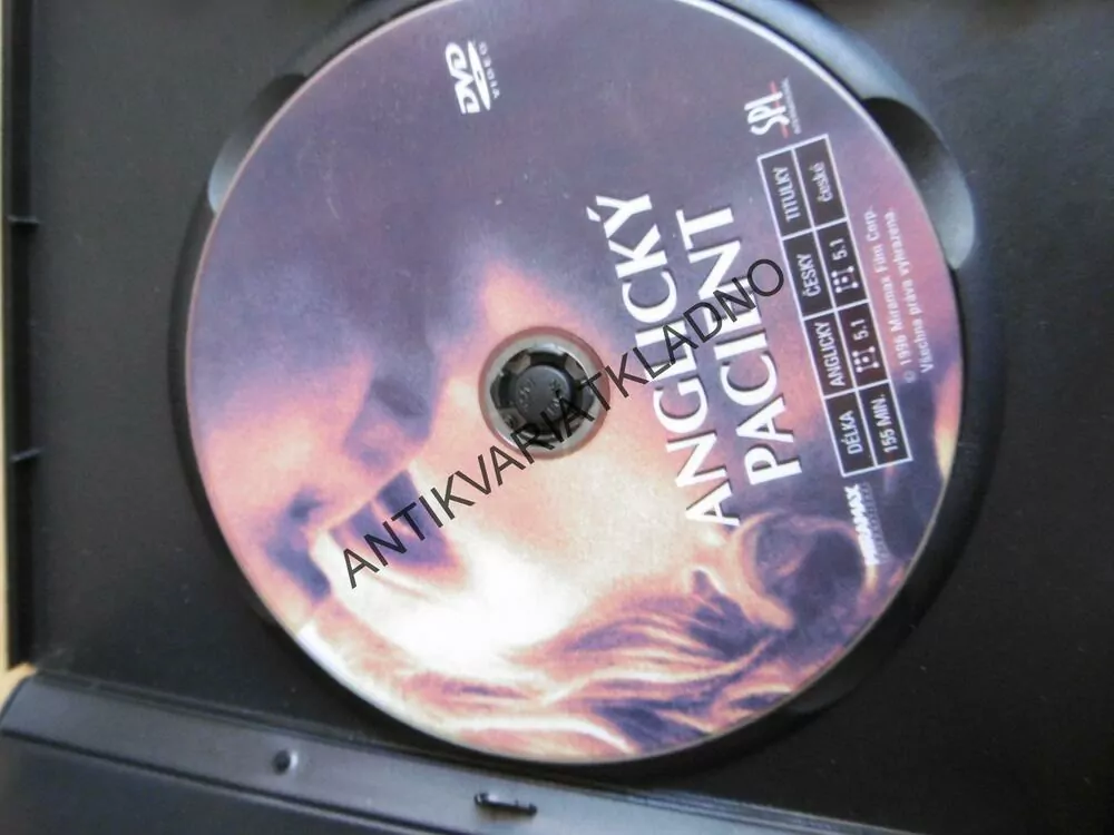 ANGLICKÝ PACIENT, DVD FILM