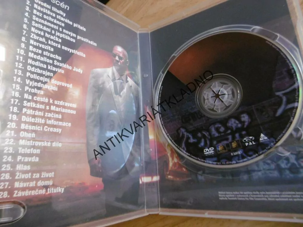 MUŽ V OHNI, DVD FILM