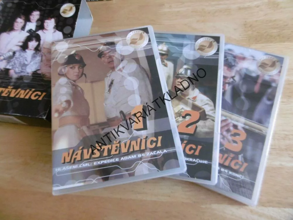 NÁVŠTĚVNÍCI 1-3, DVD FILM ČR SERIÁL