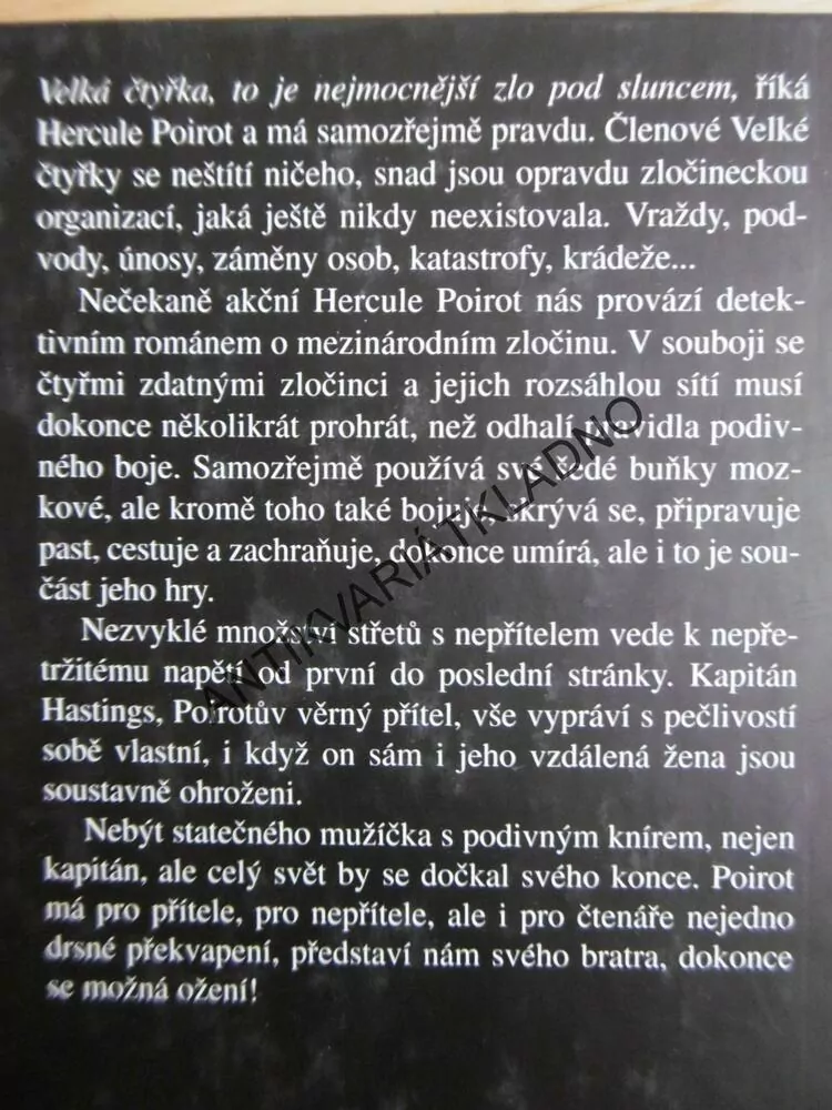 VELKÁ ČTYŘKA, AGATHA CHRISTIE, **an