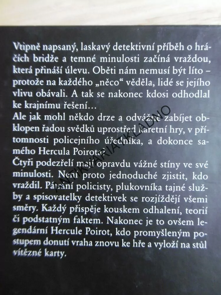 KARTY NA STOLE, AGATHA CHRISTIE, HERCULE POIROT, **an
