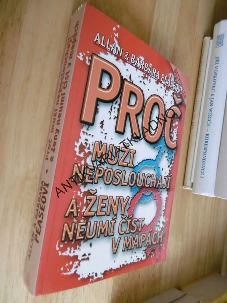 PROČ MUŽI NEPOSLOUCHAJÍ A ŽENY NEUMĚJÍ ČÍST V MAPÁCH, ALLAN A BARBARA PEASOVI, **an