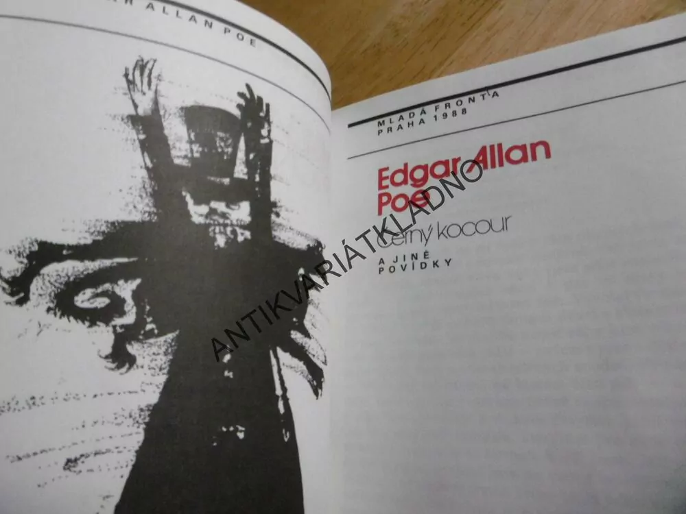ČERNÝ KOCOUR, EDGAR ALLAN POE, **an