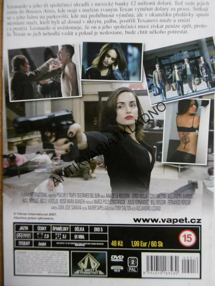 PRACHY V TRAPU, DVD FILM