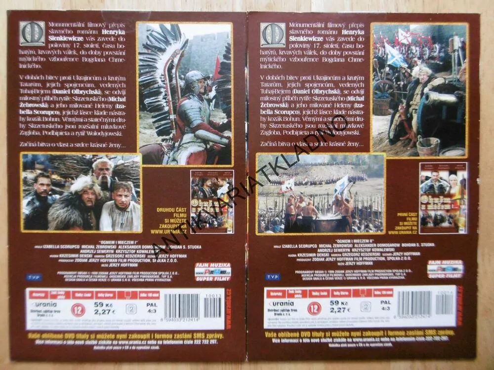 OHNĚM A MEČEM, 1-2, DVD FILM
