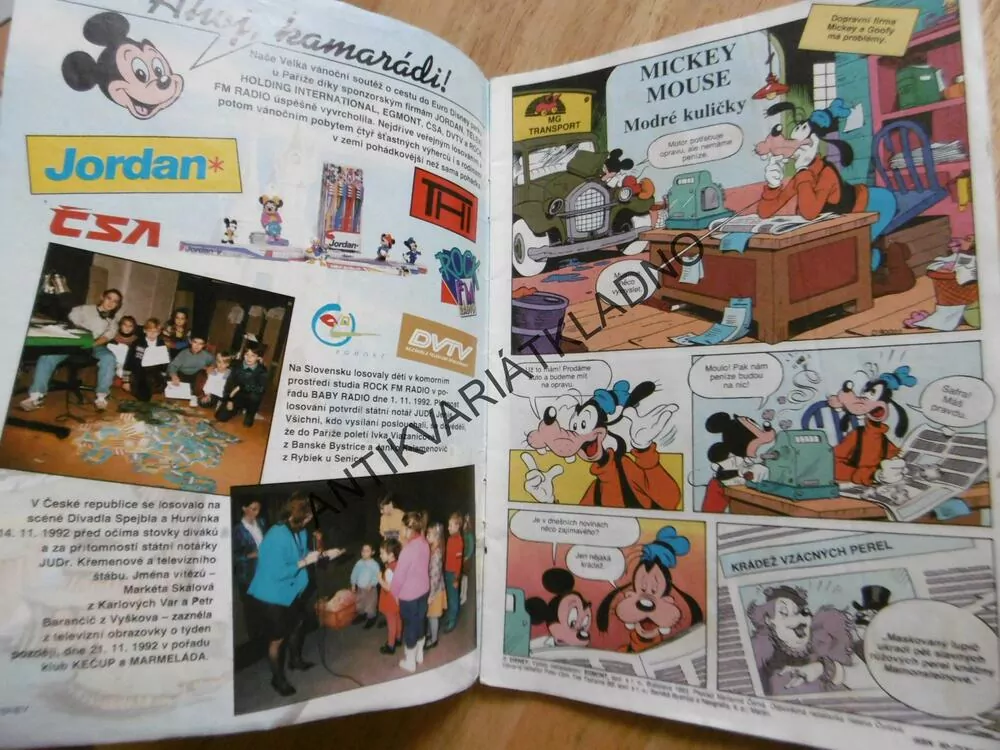MICKEY MOUSE, KOMIKS, DISNEY, 2/1993