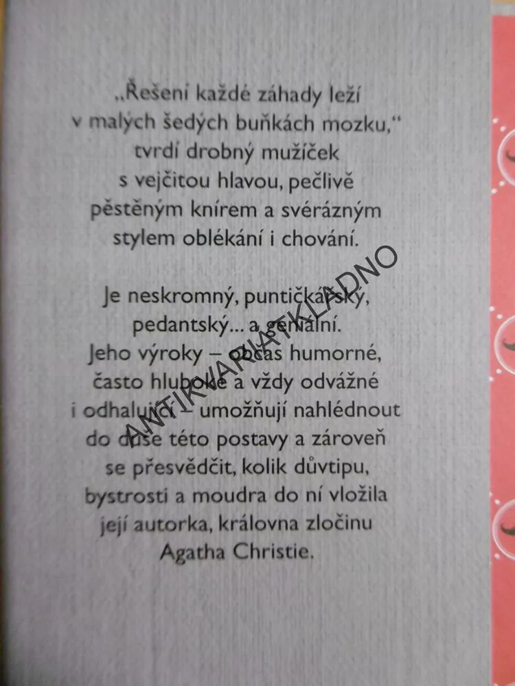MALÉ ŠEDÉ BUŇKY, JAK TO VIDÍ POIROT, AGATHA CHRISTIE 125 LET