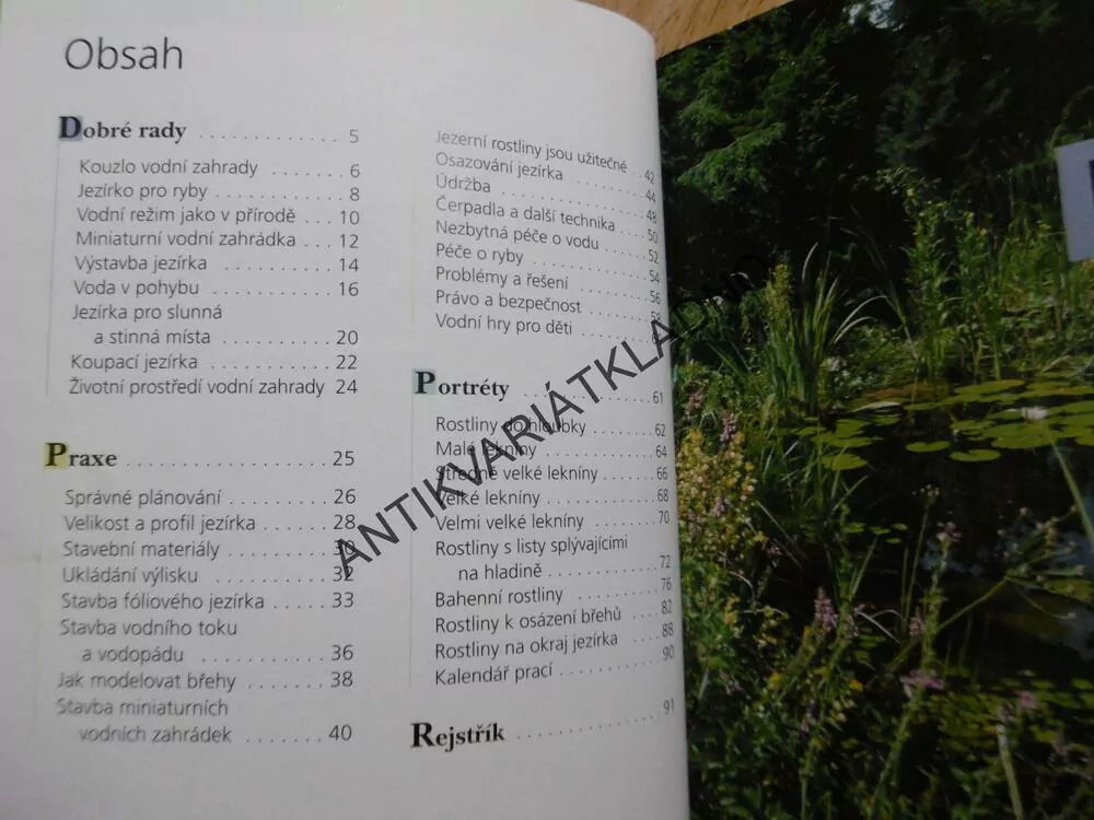 ZAHRADNÍ JEZÍRKA, PETER BECK, RADY OD PROFESIONÁLŮ