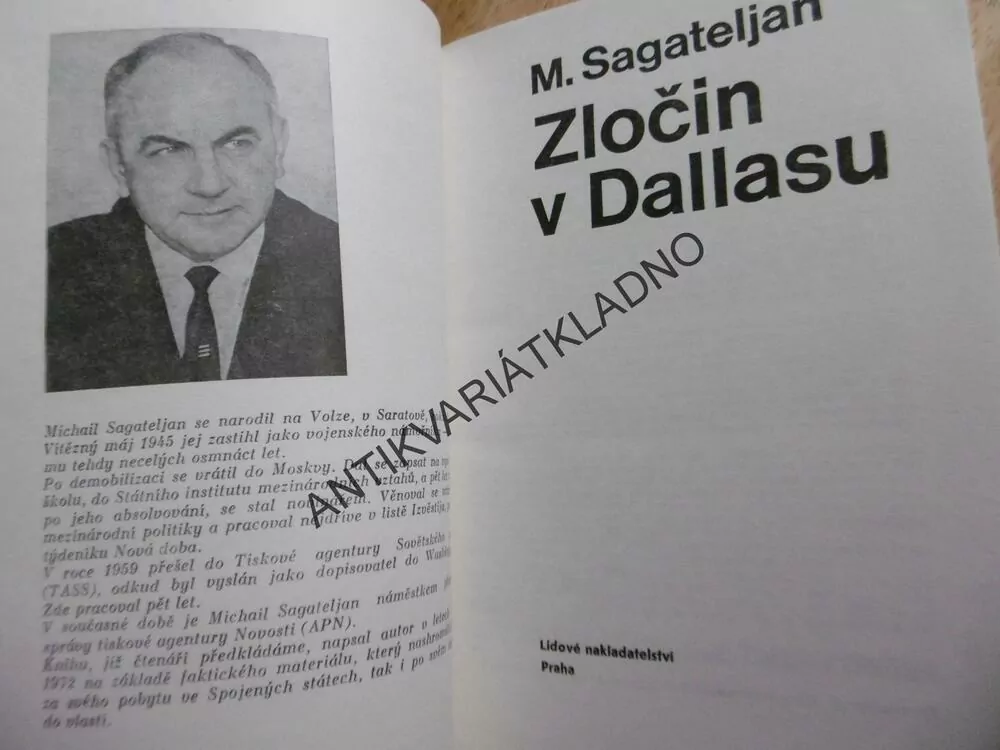 ZLOČIN V DALLASU, M. SAGATELJAN