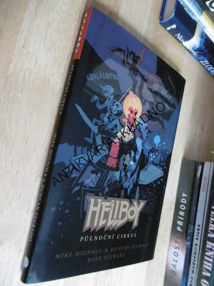 HELLBOY, PŮLNOČNÍ CIRKUS, MIKE MIGNOLA, KOMIKS 