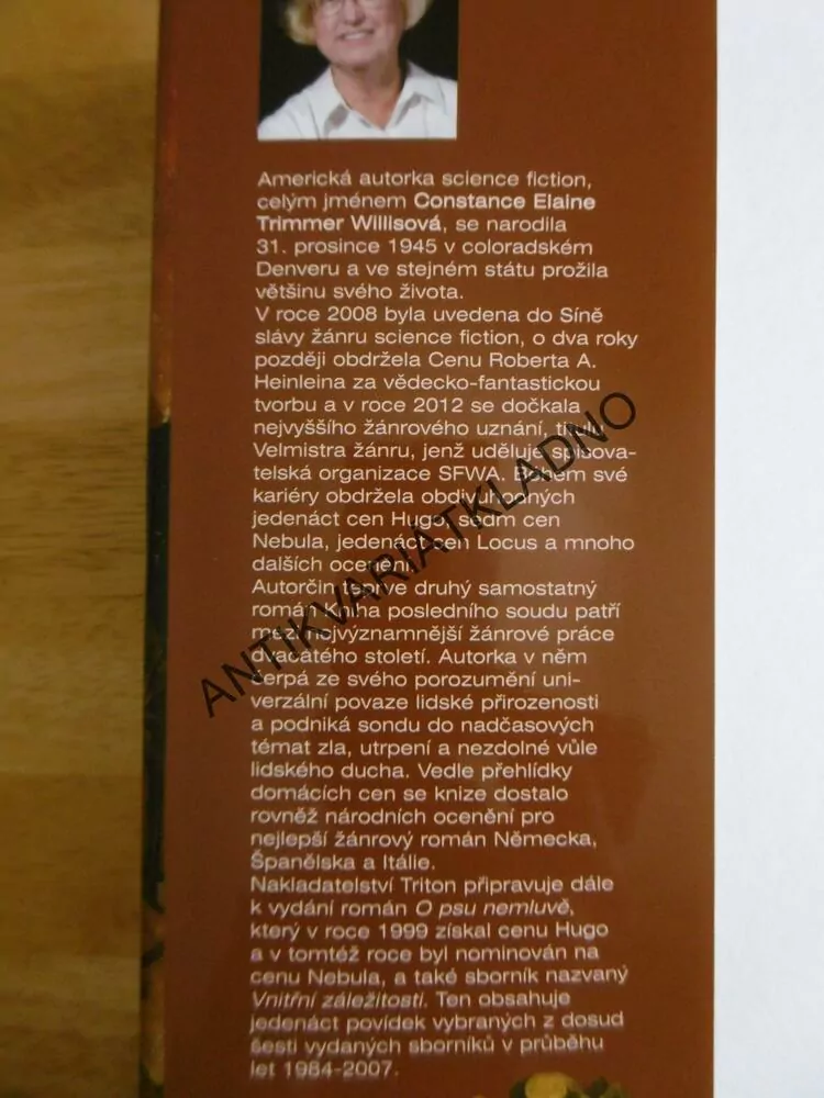 KNIHA POSLEDNÍHO SOUDU, CONNIE WILLISOVÁ, **an