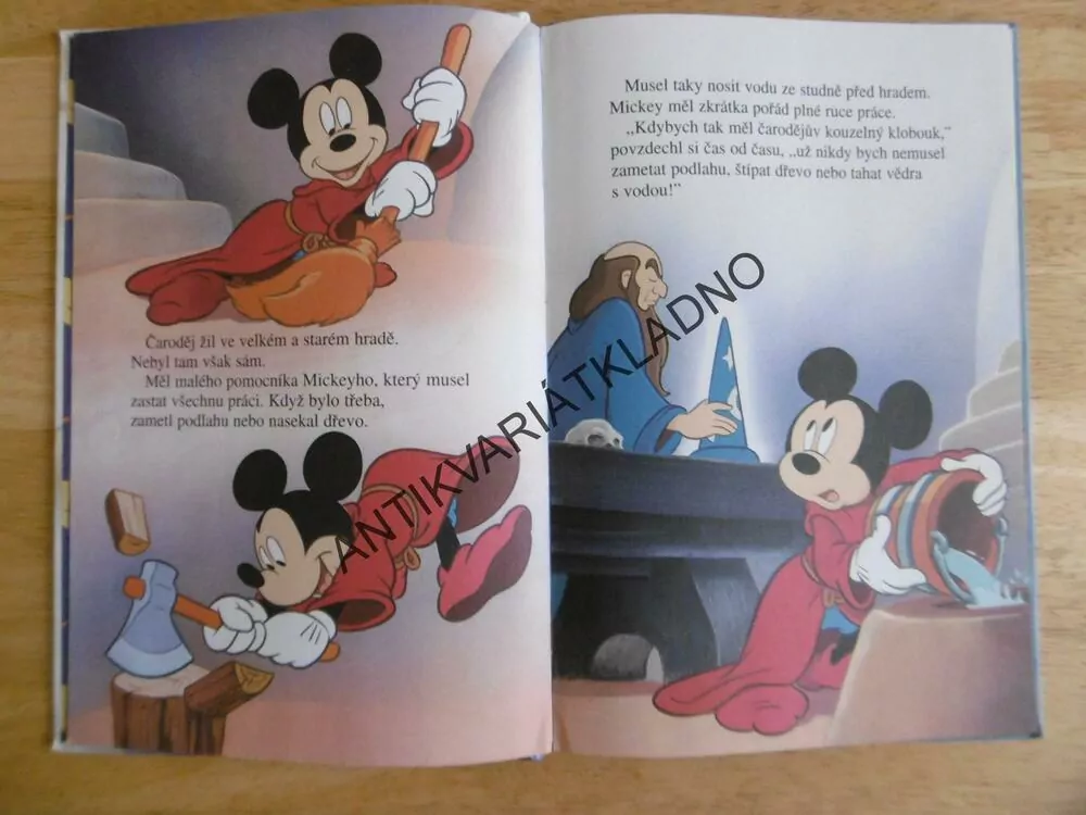 ČARODĚJŮV UČEDNÍK, WALT DISNEY, **an