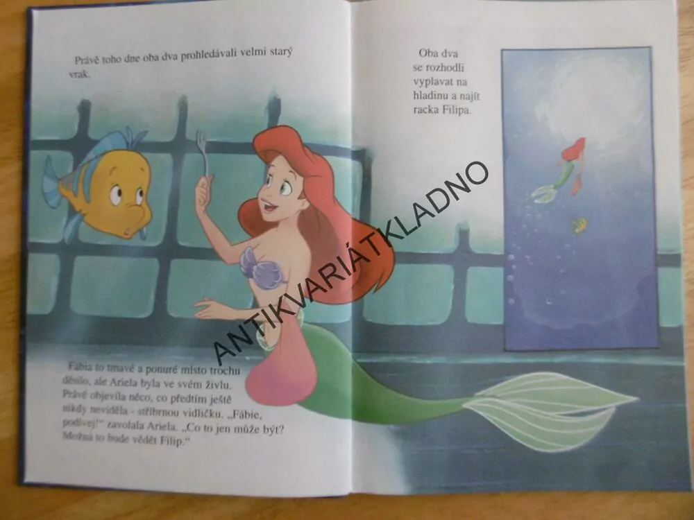 MALÁ MOŘSKÁ VÍLA ARIELA, WALT DISNEY