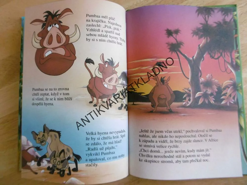 NESPOKOJENÝ PUMBAA, WALT DISNEY