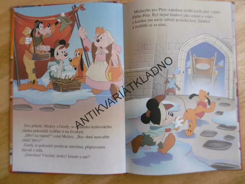 PRINC A CHUĎAS, MICKEY MOUSE, WALT DISNEY, **an