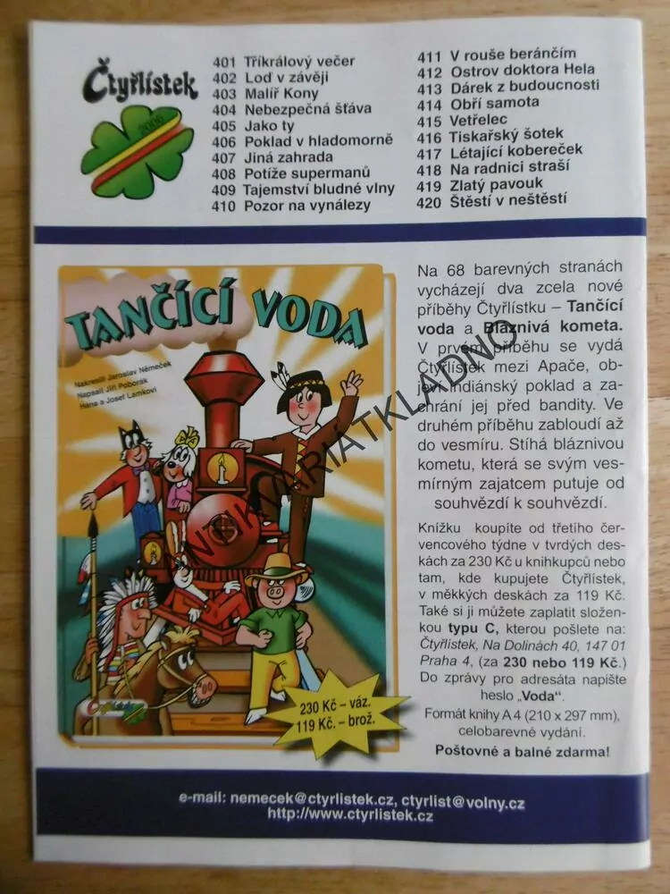 ČTYŘLÍSTEK 411 - V ROUŠE BERÁNČÍM