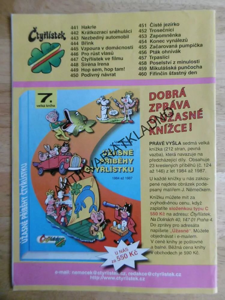 ČTYŘLÍSTEK 457 - TRPASLÍCI