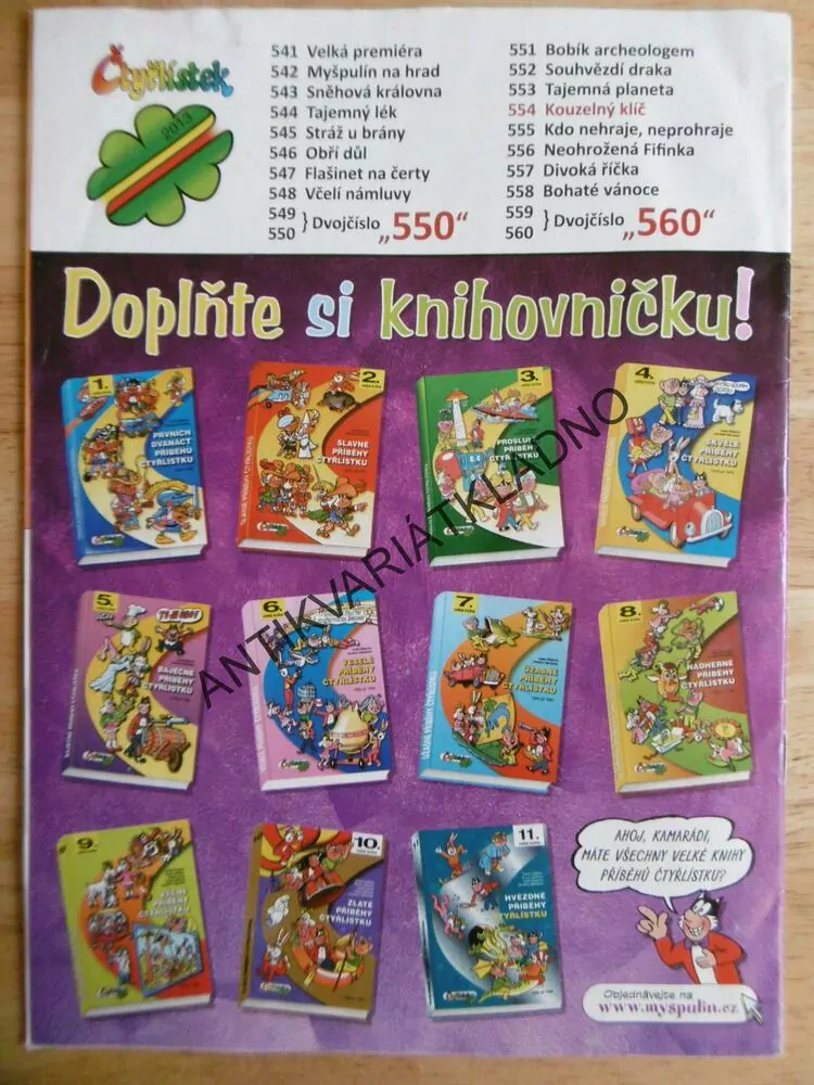 ČTYŘLÍSTEK 554 - KOUZELNÝ KLÍČ