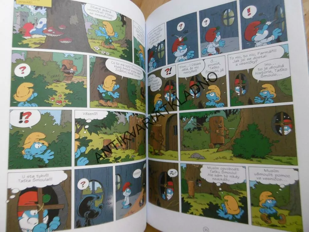 ŠMOULOVÉ, ŠMOULÍ VYNÁLEZY, KOMIKS, **an