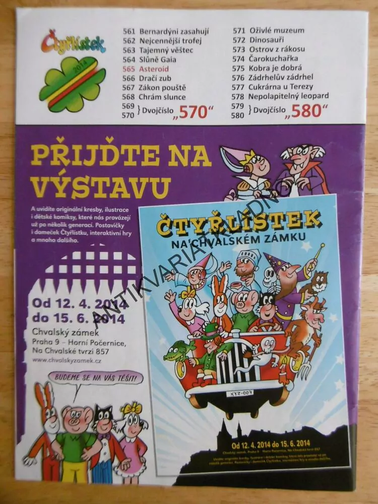 ČTYŘLÍSTEK 565 - ASTEROID