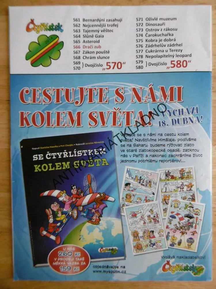 ČTYŘLÍSTEK 566 - DRAČÍ ZUB
