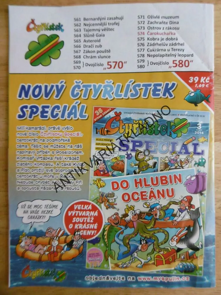 ČTYŘLÍSTEK 574 - ČAROKUCHAŘKA