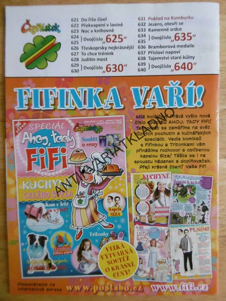 ČTYŘLÍSTEK 631 - POKLAD NA KUMBURKU