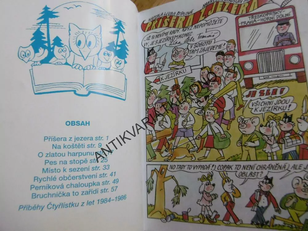 PŘÍŠERA Z JEZERA, NĚMEČEK, ŠTÍPLOVÁ, PŘÍBĚHY Z LET 1984-86,