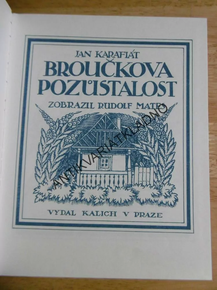 BROUČKOVA POZŮSTALOST, JAN KARAFIÁT, RUDOLF MATES, BROUČCI, 1991, **an