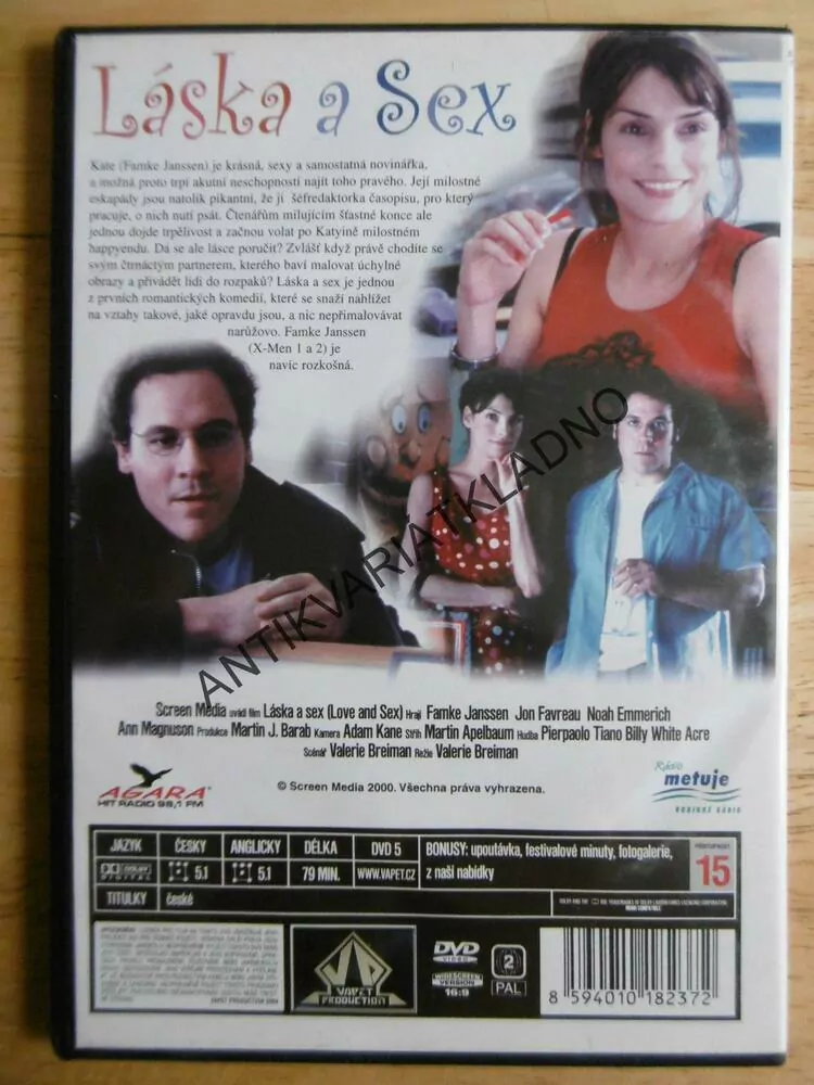 LÁSKA A SEX, DVD FILM 