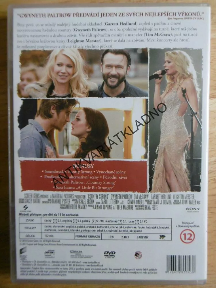 SÍLA COUNTRY, DVD FILM 