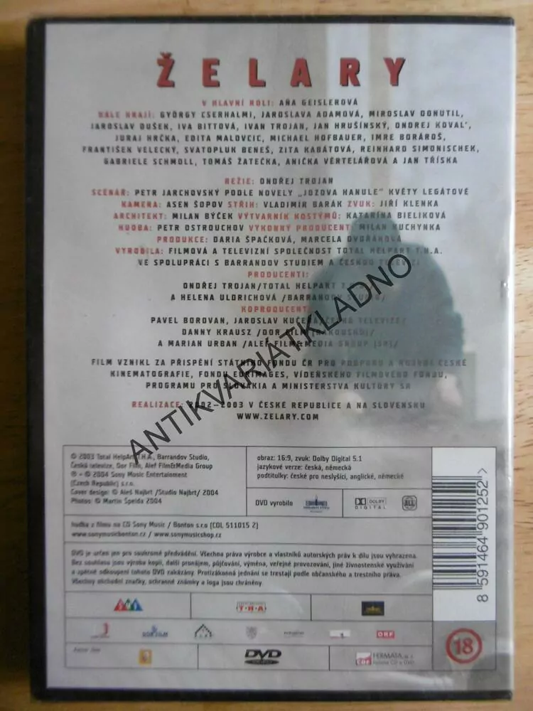 ŽELARY, DVD FILM 