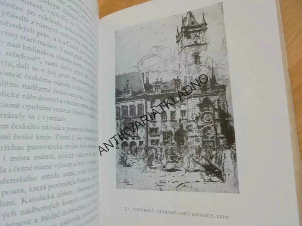 PRAHA O JEJÍM NÁRODNÍM VÝZNAMU, 1926, V. VOJTÍŠEK, **an