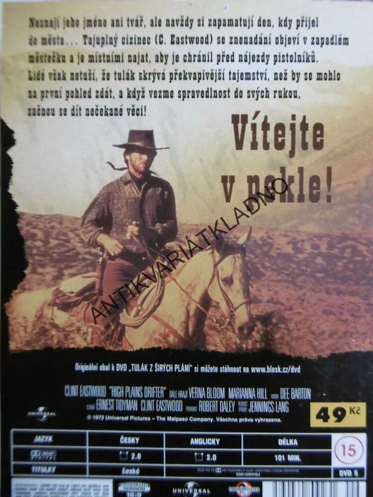 TULÁK Z ŠIRÝCH PLÁNÍ, DVD FILM