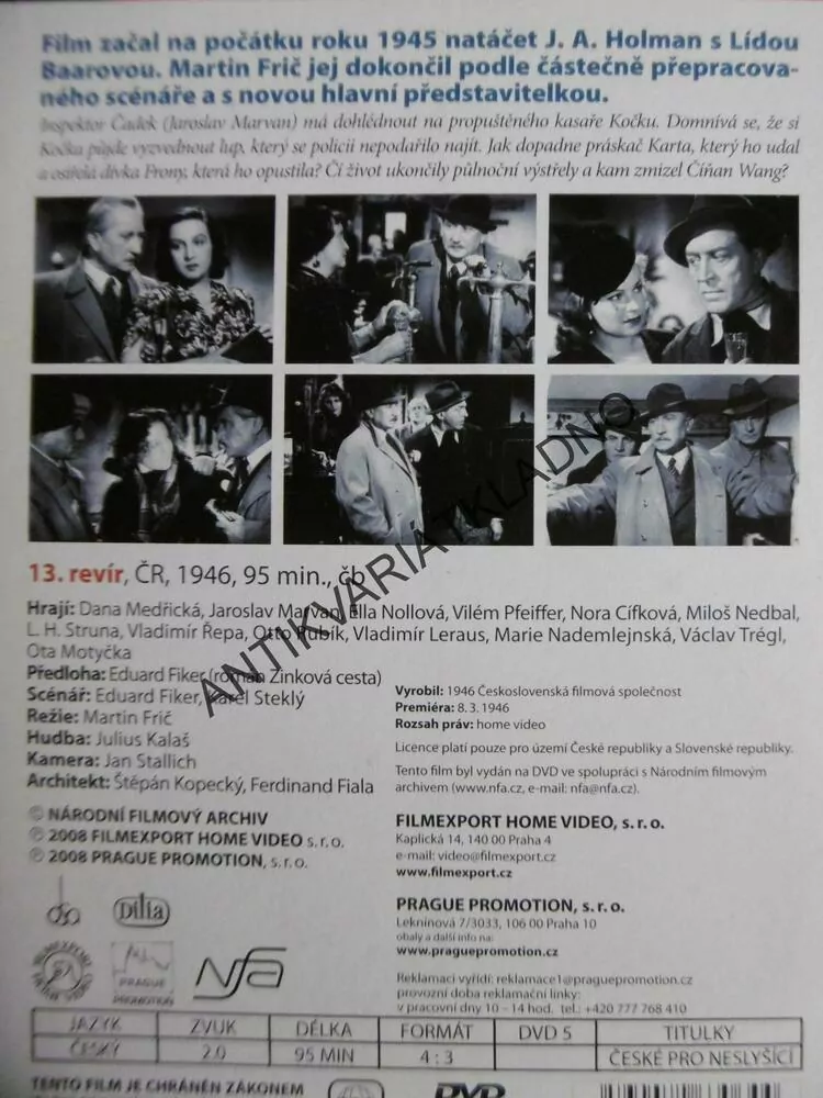 13. REVÍR,  DVD FILM