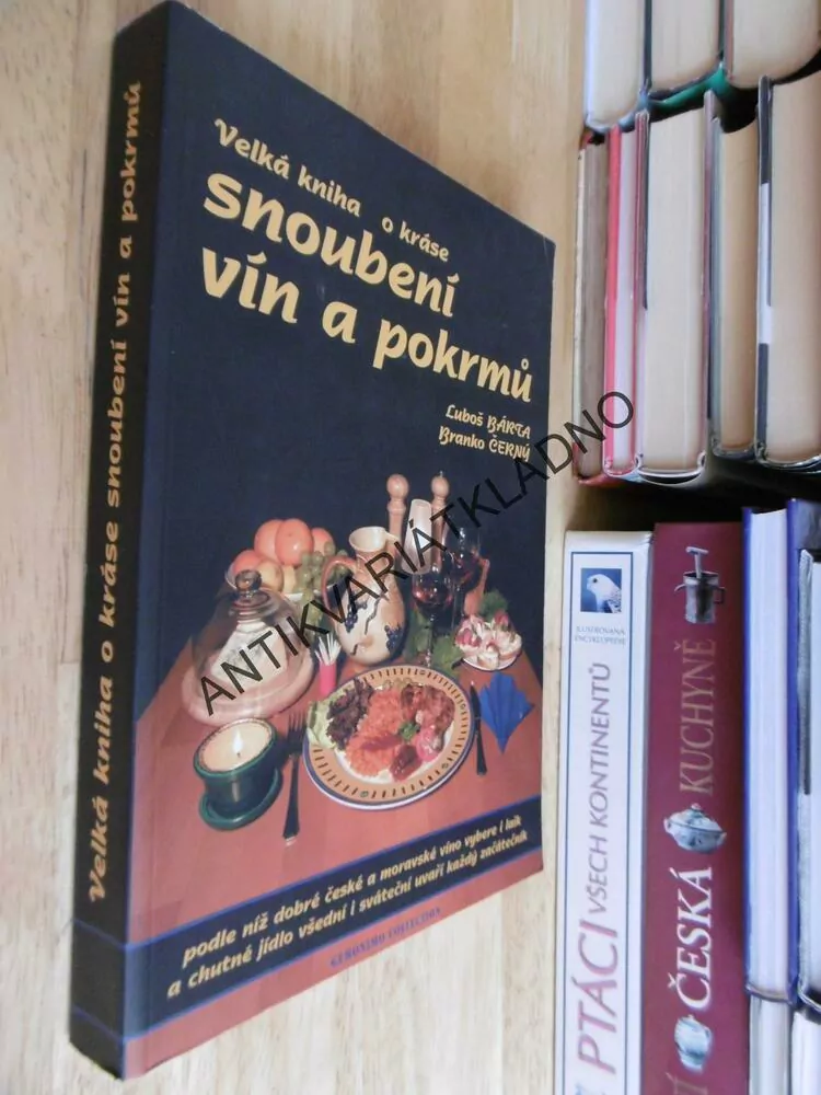 VELKÁ KNIHA O KRÁSE SNOUBENÍ VÍN A POKRMŮ, BÁRTA, ČERNÝ, **an