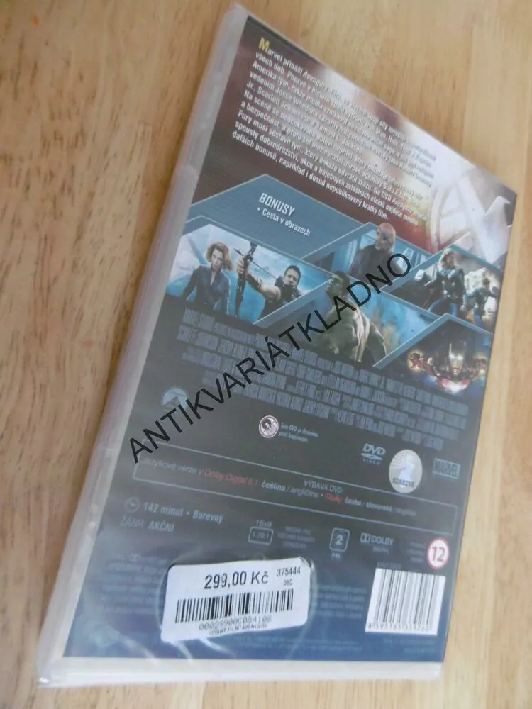 MARVEL - AVENGERS, DVD FILM KOMIKS